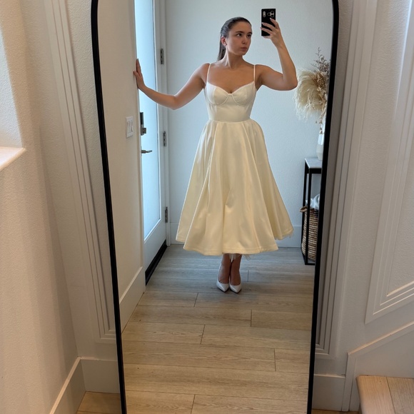 House of CB mademoiselle dress white M - Picture 7 of 7